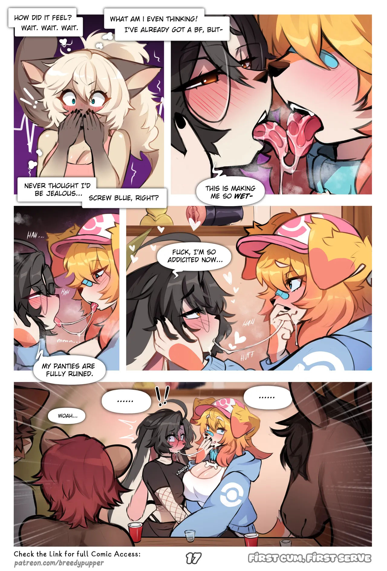 First Cum, First Serve! [Breedypupper] - Chapter 1 — Page 18