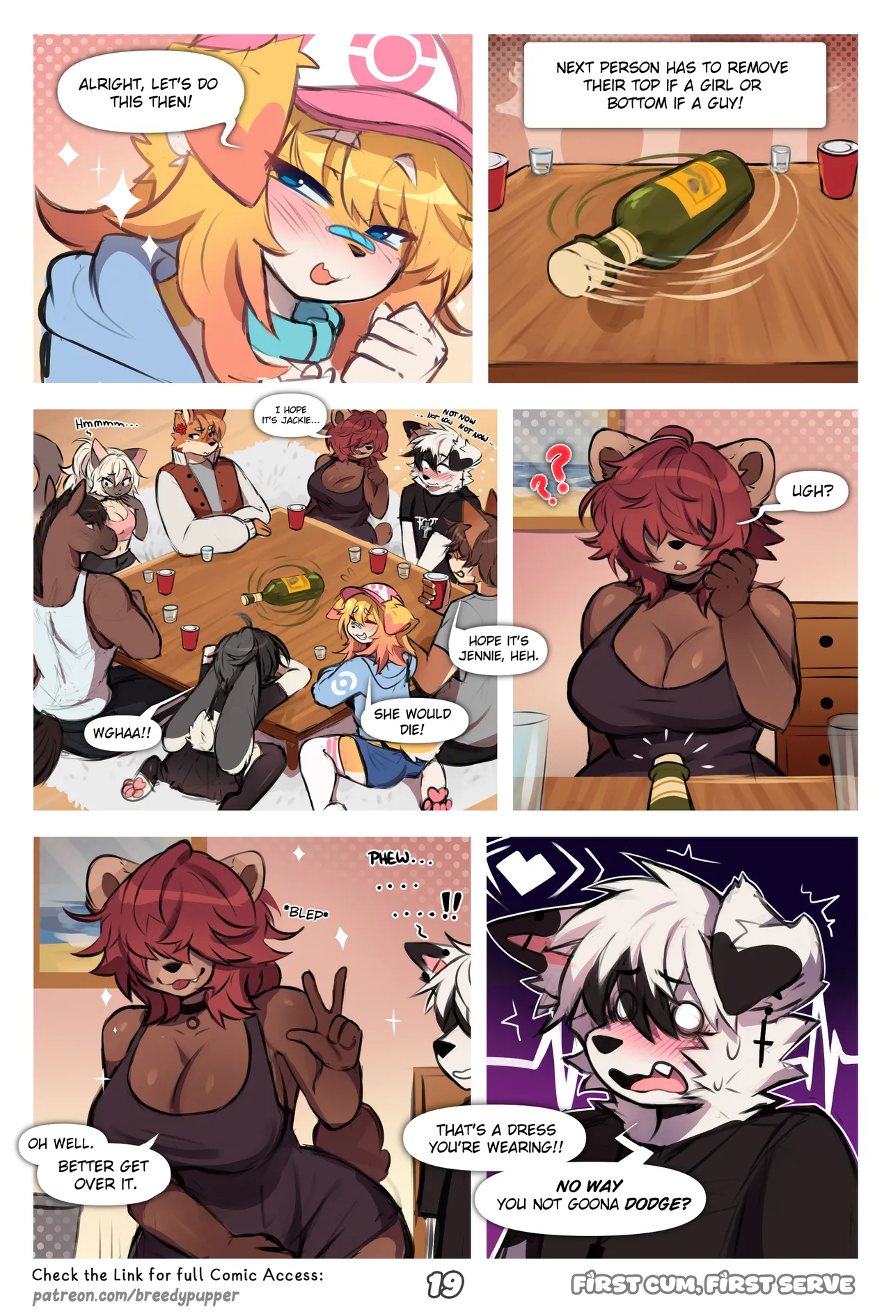 First Cum, First Serve! [Breedypupper] - Chapter 1 — Page 20