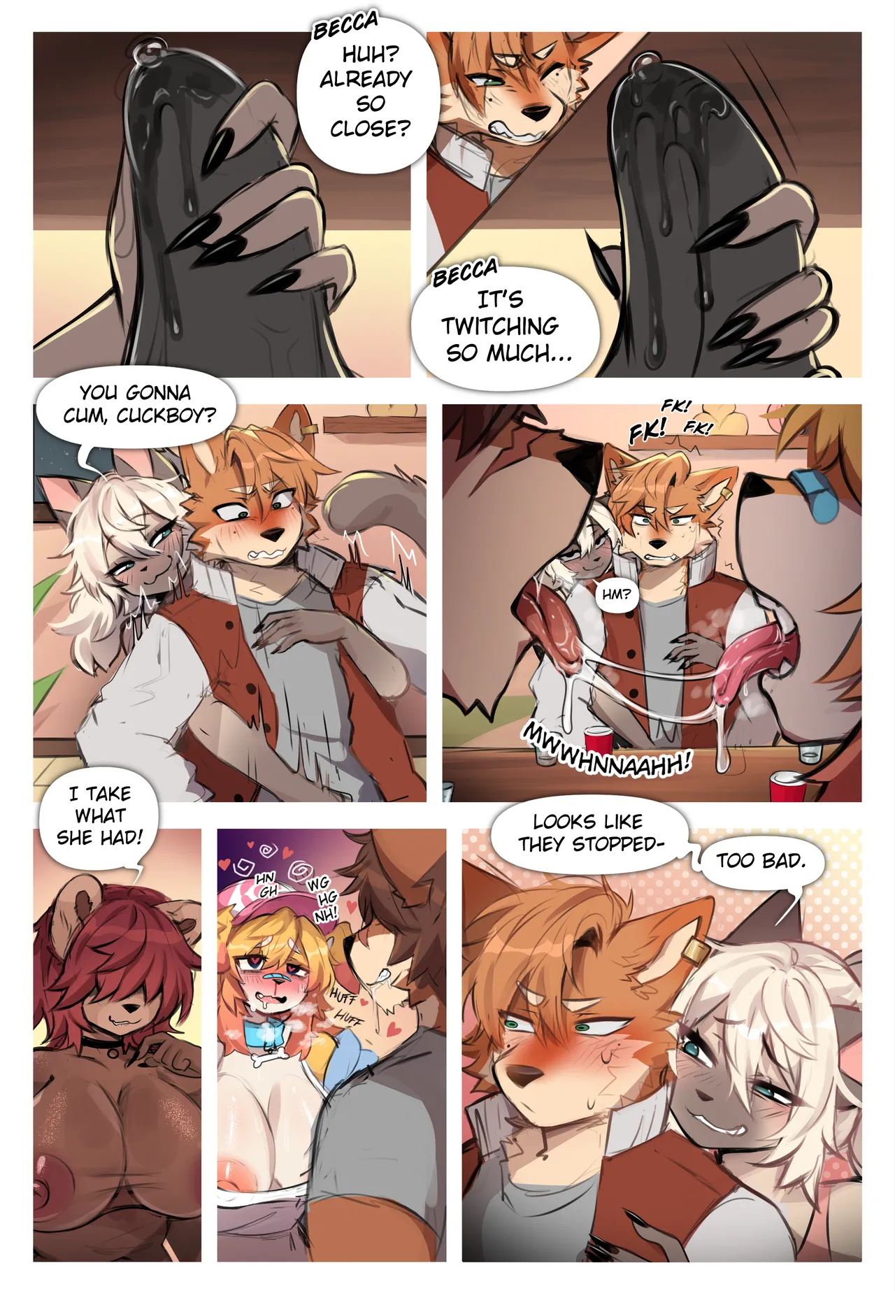 First Cum, First Serve! [Breedypupper] - Chapter 1 — Page 31