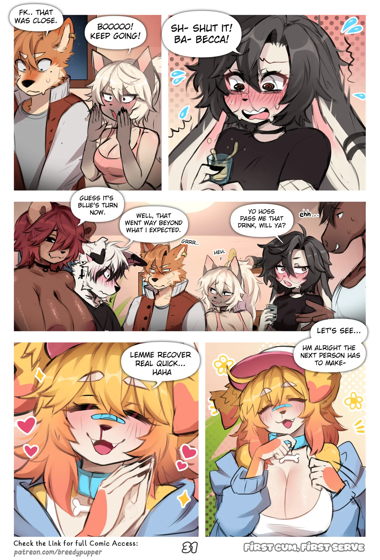 First Cum, First Serve! [Breedypupper] - Chapter 1 — Page 32