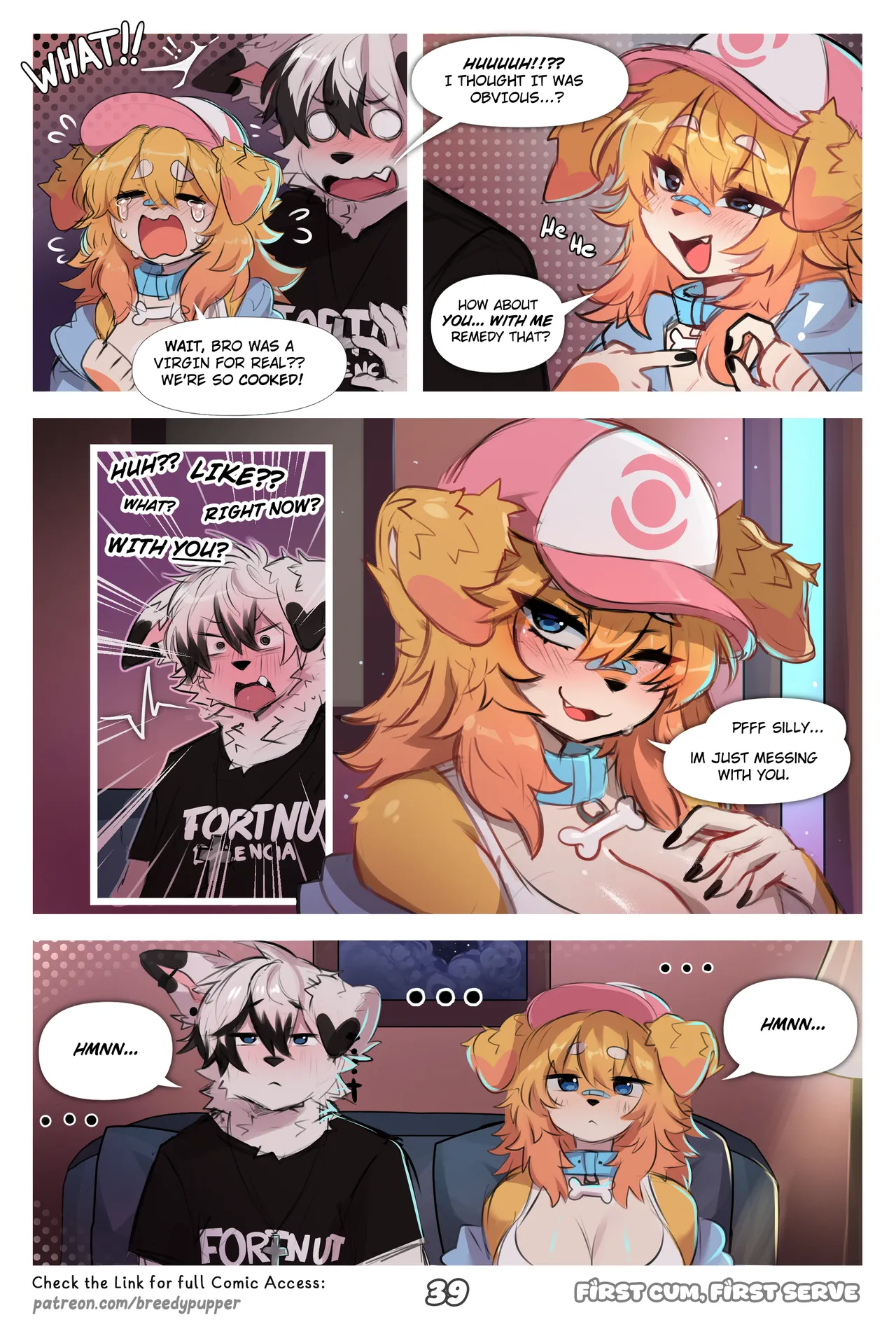 First Cum, First Serve! [Breedypupper] - Chapter 1 — Page 40