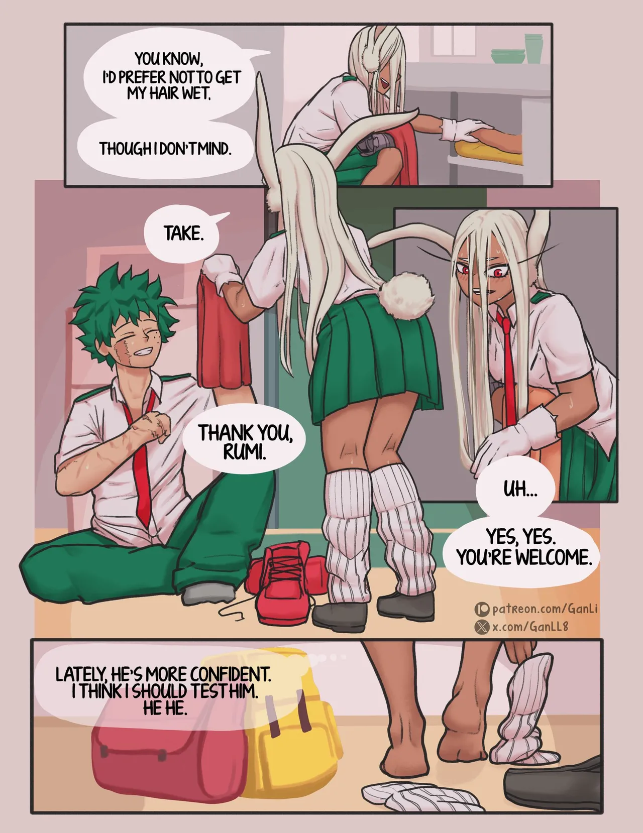 Mirko X Deku (My hero academia) [Ganli] - Chapter 1 — Page 4