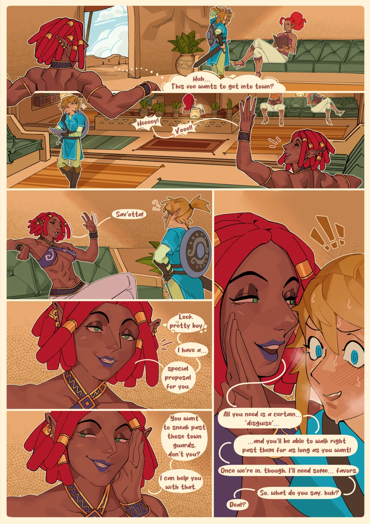 The Legend of Zelda - Forbidden Town -WIP- [GekkoNSFW] - Chapter 1 — Page 5