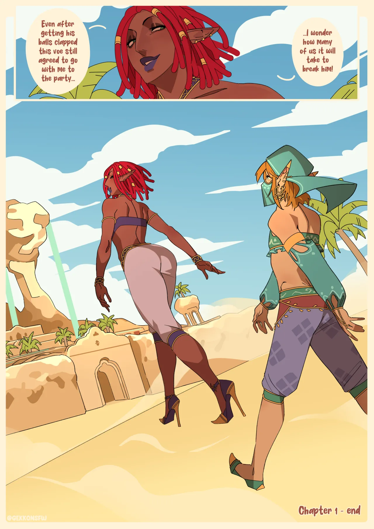 The Legend of Zelda - Forbidden Town -WIP- [GekkoNSFW] - Chapter 1 — Page 21