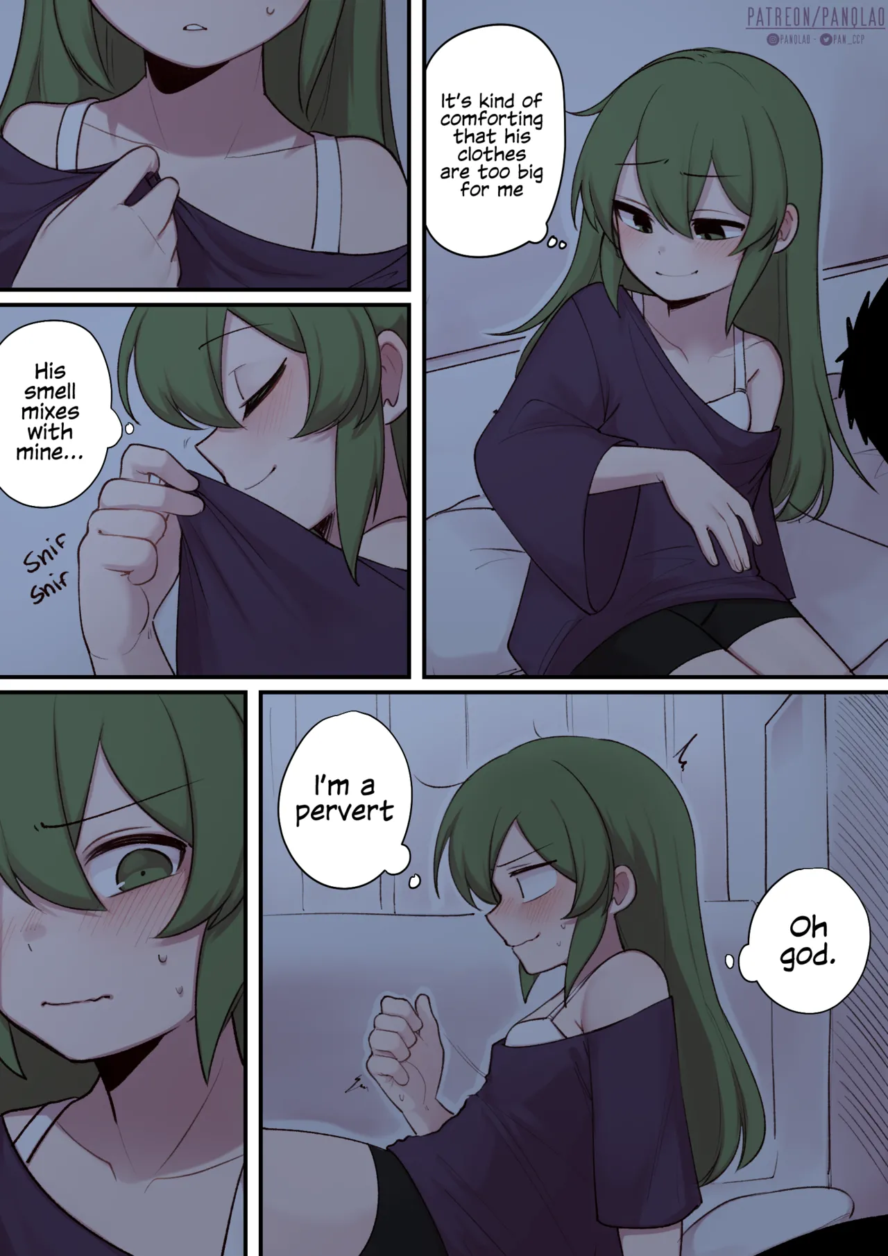 Midnight Snack🌙 (My Senpai is Annoying!) [English][complete] [PanQLAO] - Chapter 1 — Page 4