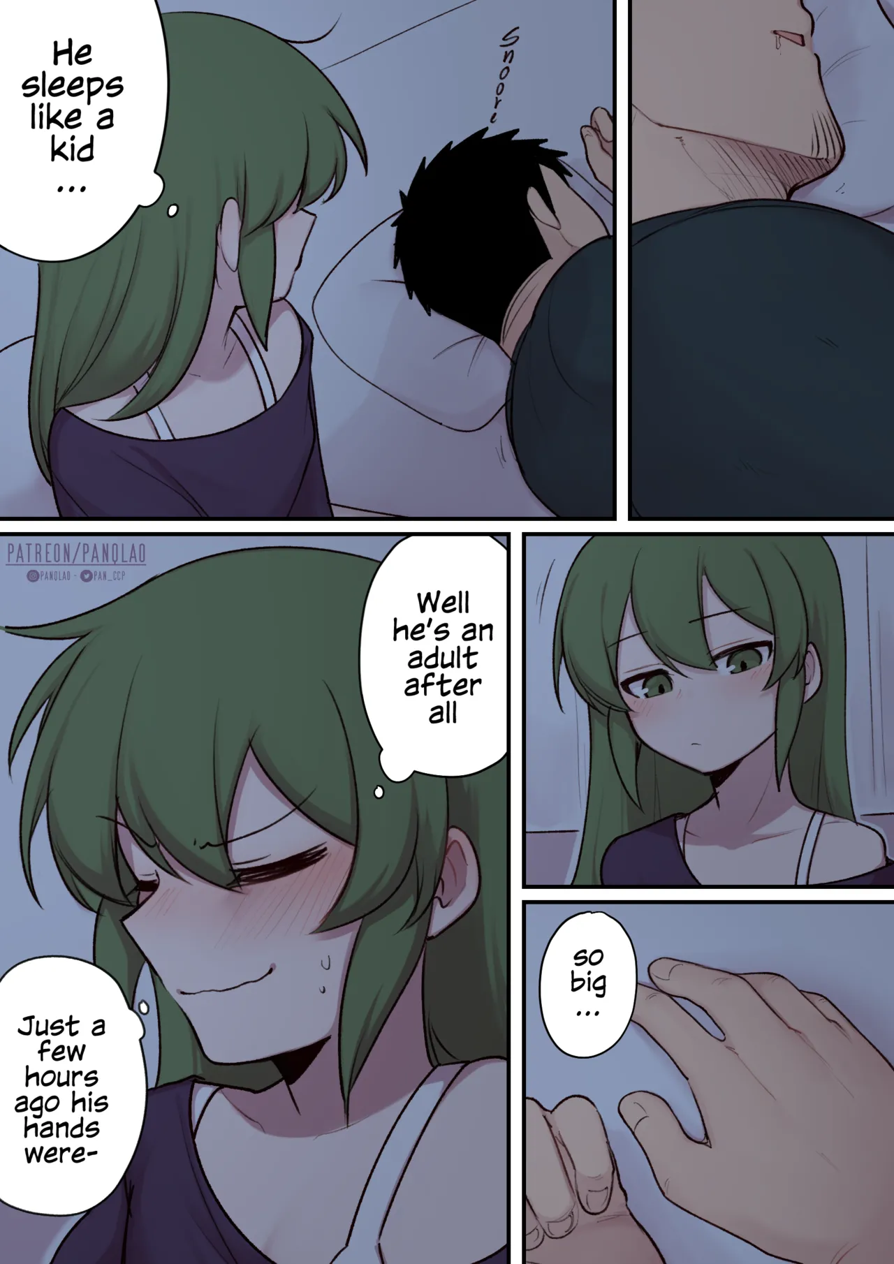 Midnight Snack🌙 (My Senpai is Annoying!) [English][complete] [PanQLAO] - Chapter 1 — Page 5