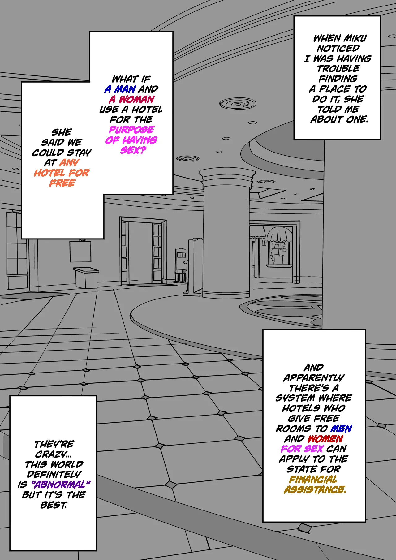 A Parallel World With a 1:39 Male to Female Ratio Is Unexpectedly Normal - Chapter 1 — Page 51