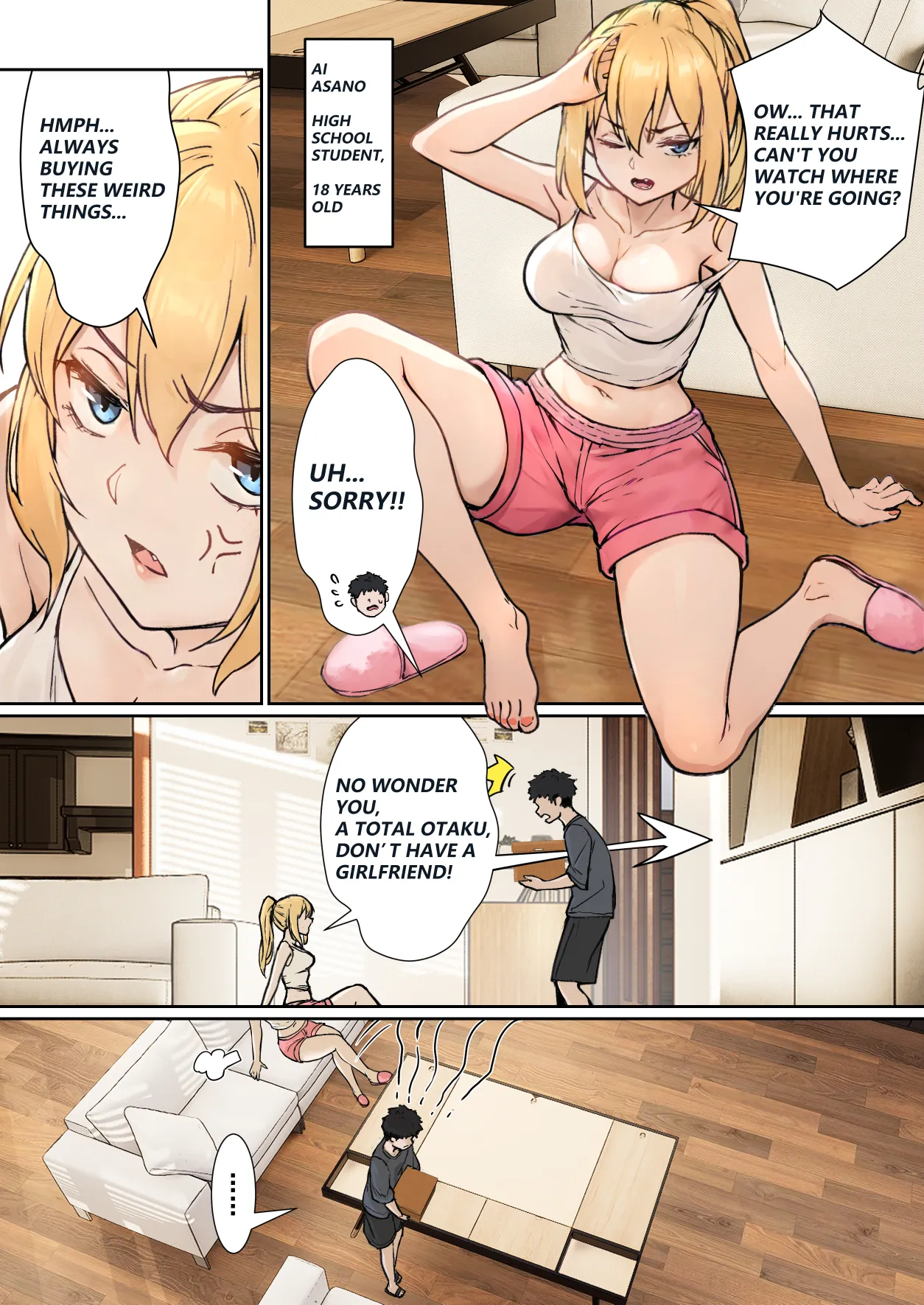 My AR glasses can see various stats about my sister?! [pz-x] - Chapter 1 — Page 4