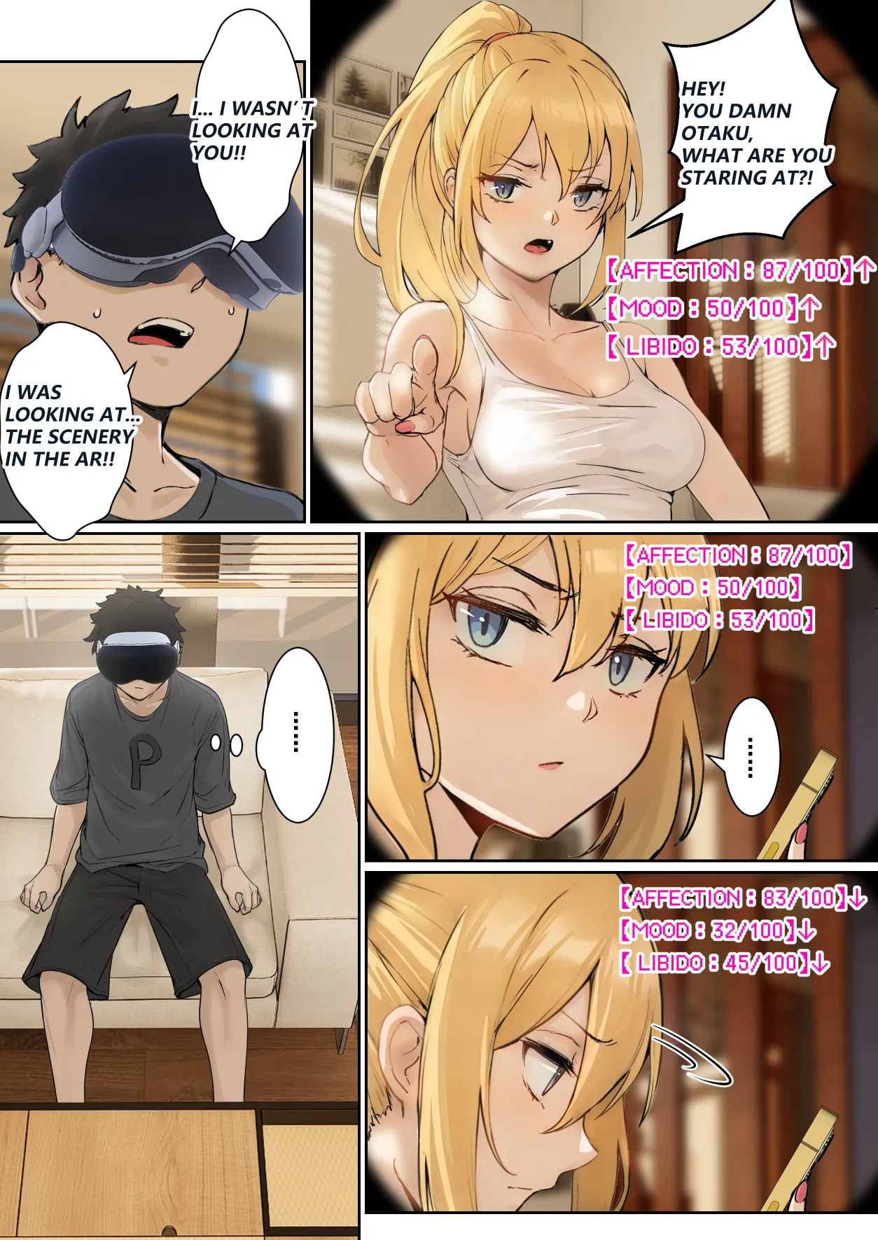 My AR glasses can see various stats about my sister?! [pz-x] - Chapter 1 — Page 8