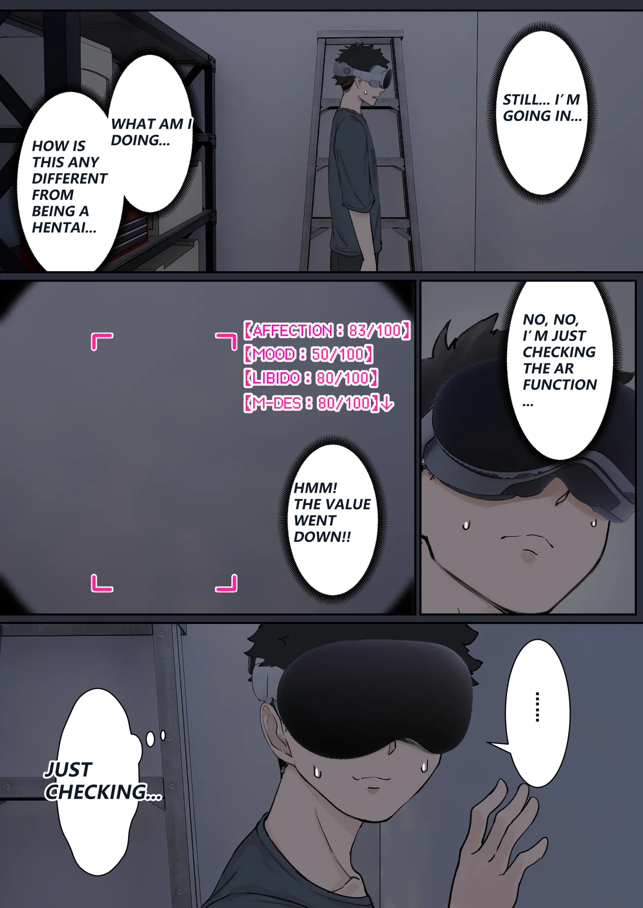 My AR glasses can see various stats about my sister?! [pz-x] - Chapter 1 — Page 15