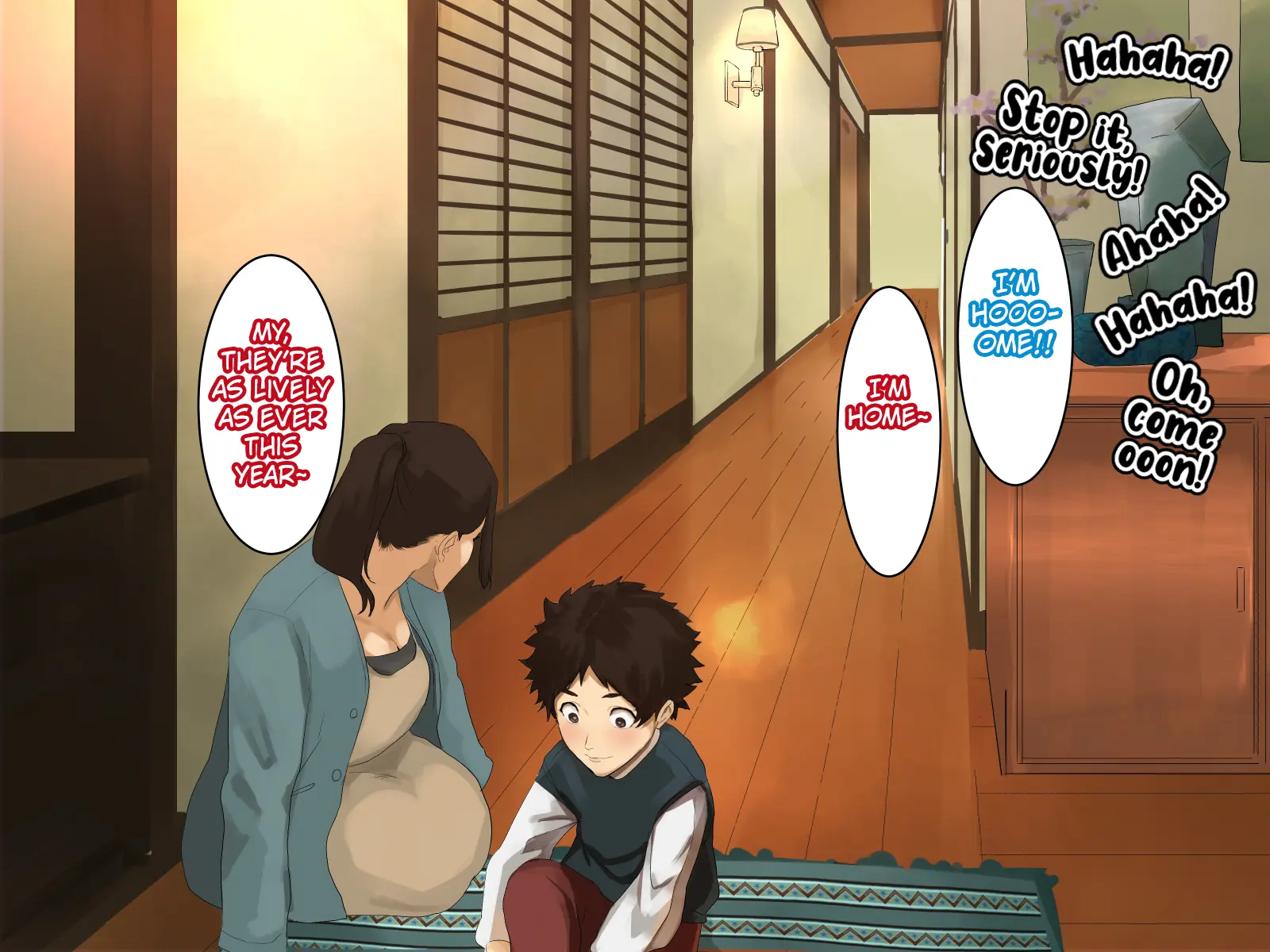 Toshikoshi shinseki no oba-chan-tachi to no ichiya 2 - Chapter 1 — Page 12