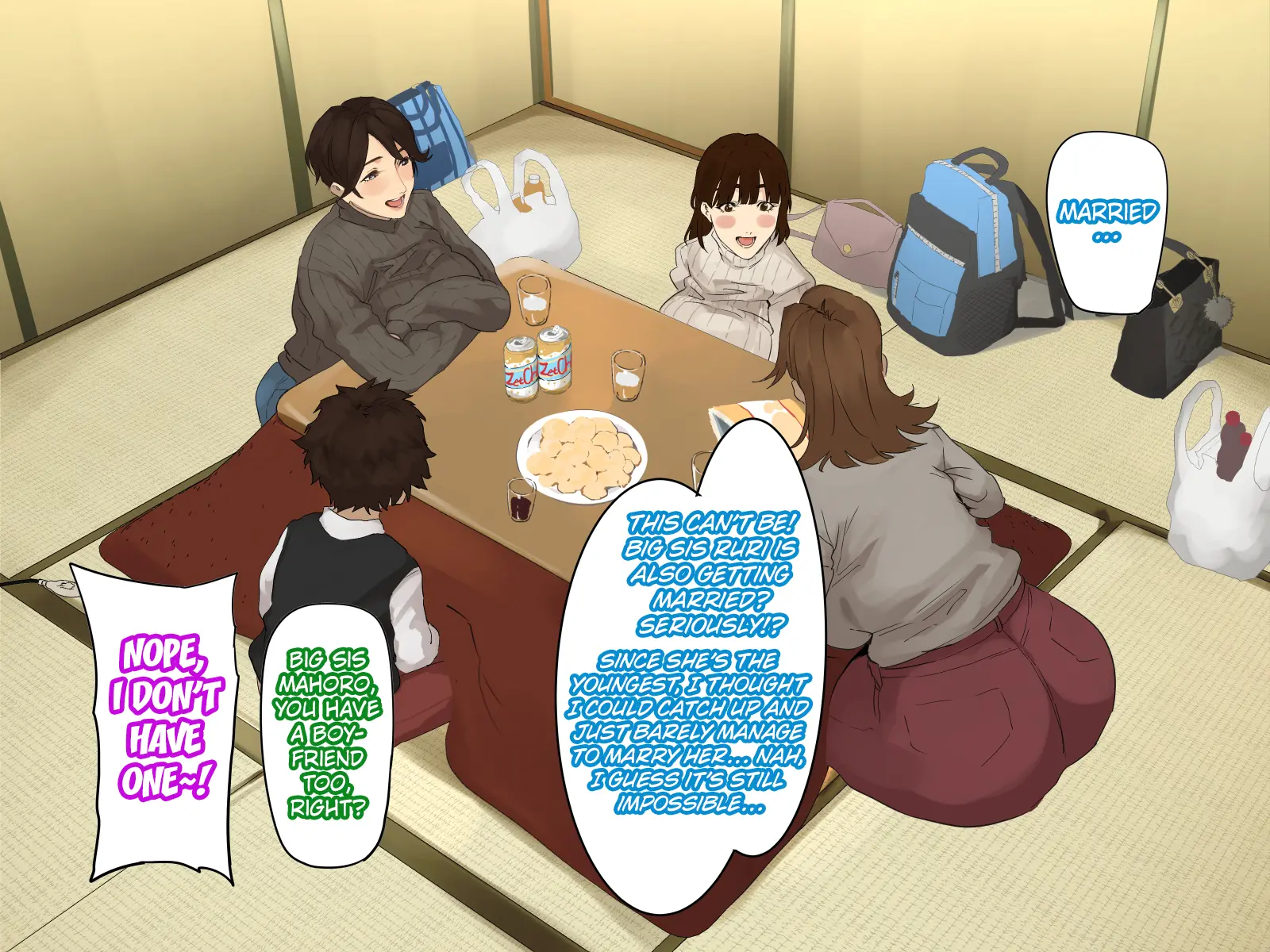 Toshikoshi shinseki no oba-chan-tachi to no ichiya 2 - Chapter 1 — Page 52