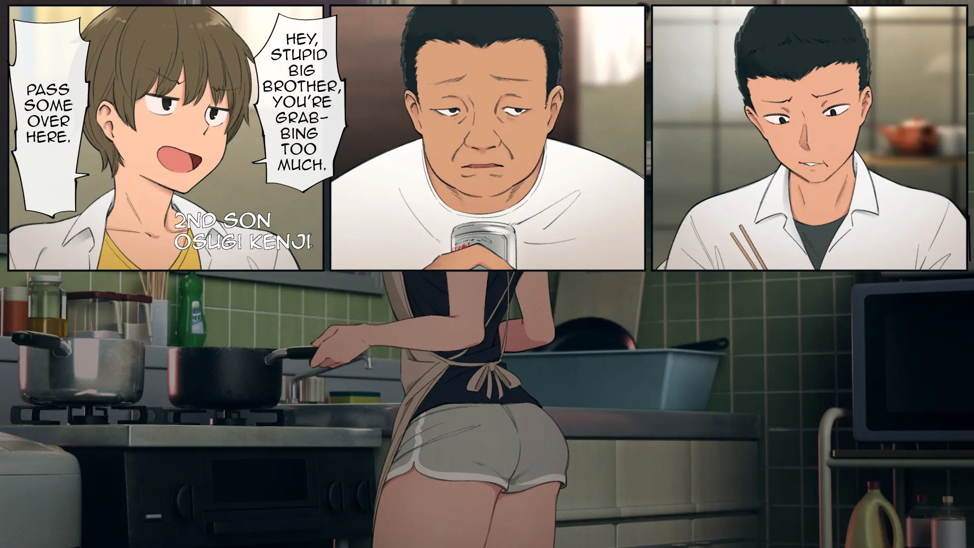 Toaru Daikazoku no Okazu Jijou ~Mamagawari Onee-chan Funtouki~ - Chapter 1 — Page 9