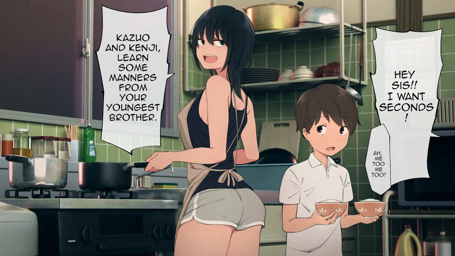 Toaru Daikazoku no Okazu Jijou ~Mamagawari Onee-chan Funtouki~ - Chapter 1 — Page 14