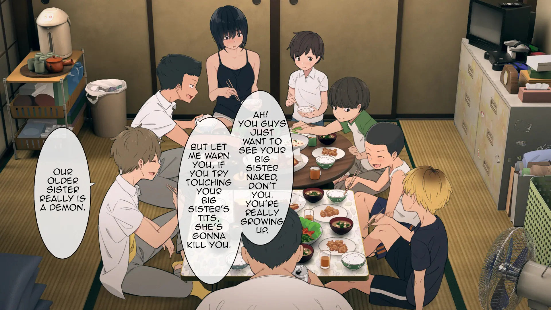 Toaru Daikazoku no Okazu Jijou ~Mamagawari Onee-chan Funtouki~ - Chapter 1 — Page 110