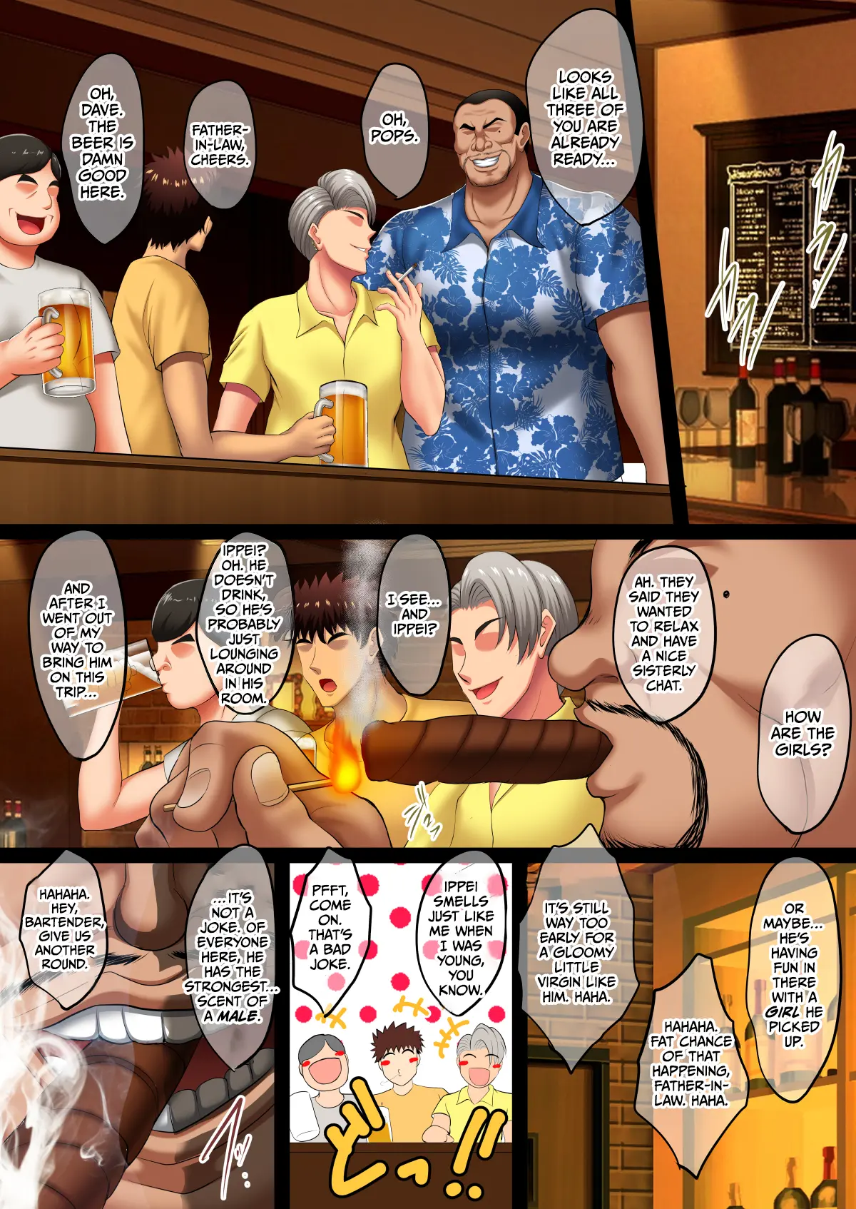 InCha Otouto ga Nangoku Beach de Kinpatsu Bakunyuu Oyako o Matomete Netotte Haramaseru Hanashi - Chapter 1 — Page 65