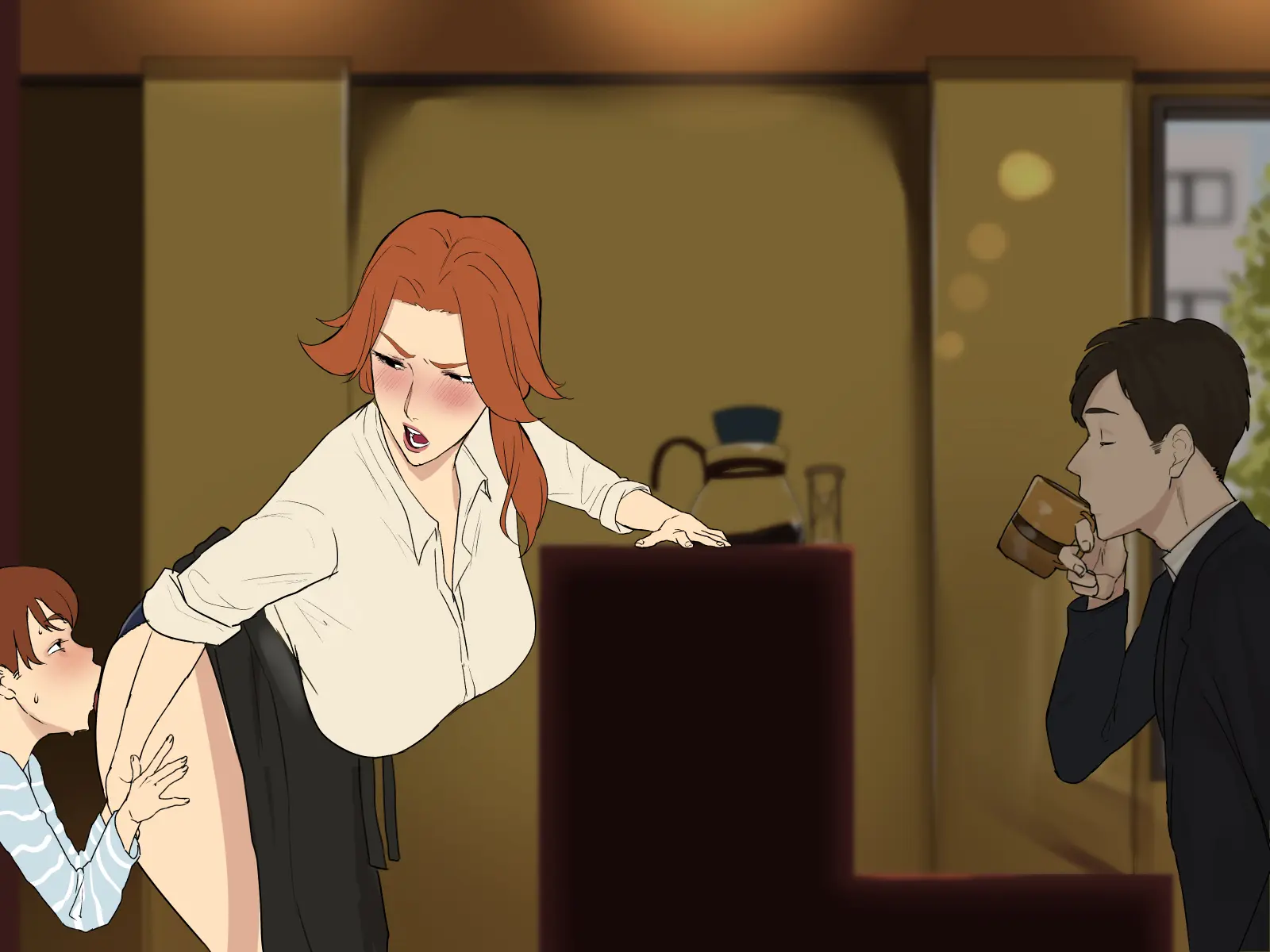 Kissaten no Tenchou wa Mainichi Musuko no Seishori Ana #1 | Coffee Shop Manager Every Day Son's Sexual Processing Hole #1 - Chapter 1 — Page 55