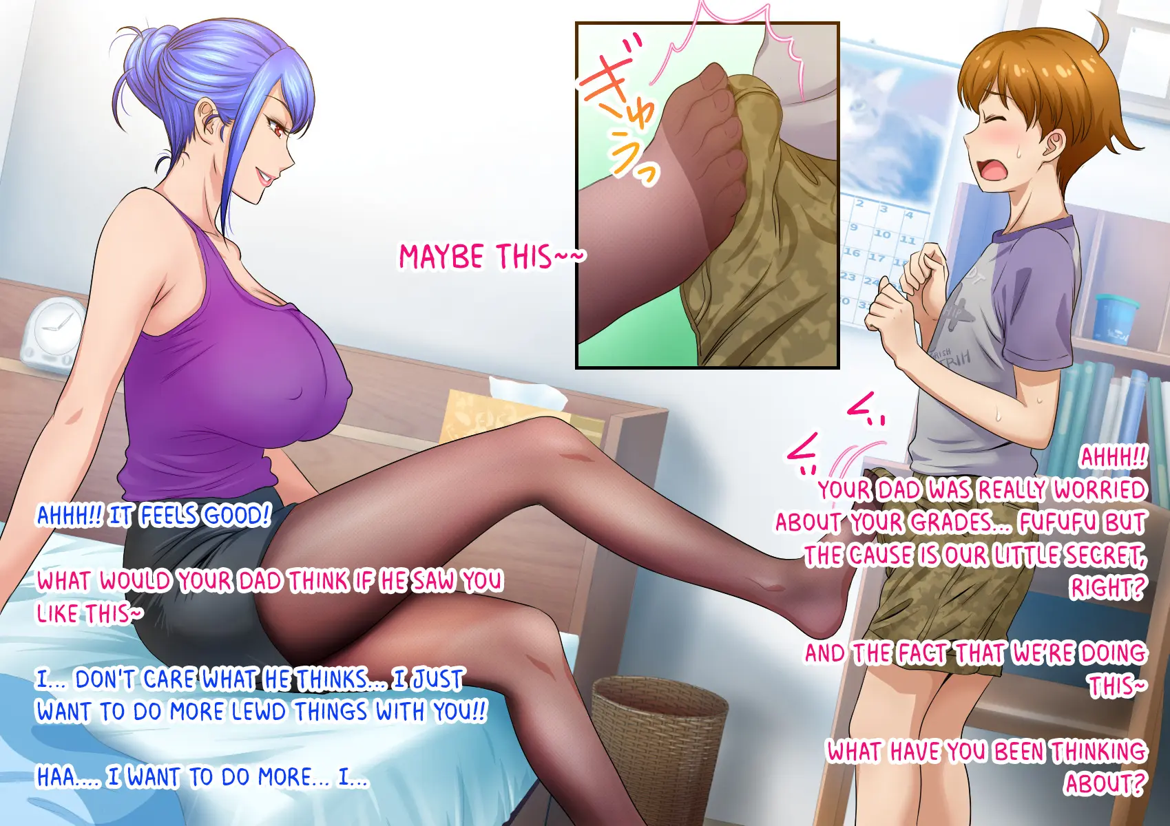 Musuko Kanzen Haiboku! Iyarashii Okaa-san no Yuuwaku Kuchidome Sex - Chapter 1 — Page 101