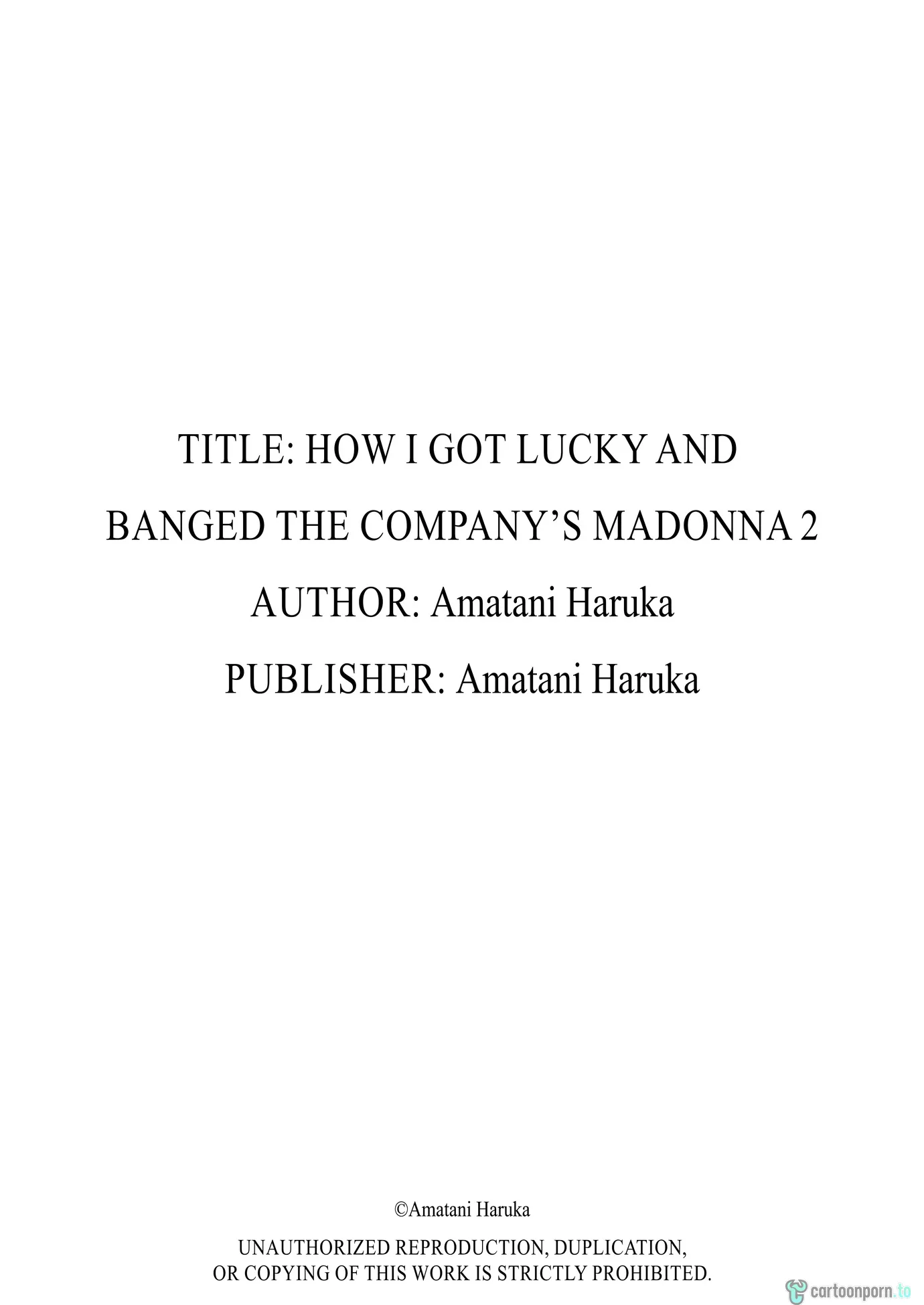 How I Got Lucky and Banged the Company's Madonna [Amatani Haruka] - Chapter 2 — Page 118