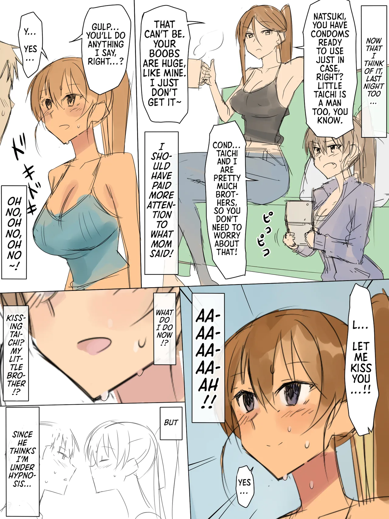 A Story About Using Hypnosis to Make the Childhood Friend Who Was Like an Older Brother to Me into My Lover [Circle Kagemusya (Kagemusya)] - Chapter 1 — Page 7