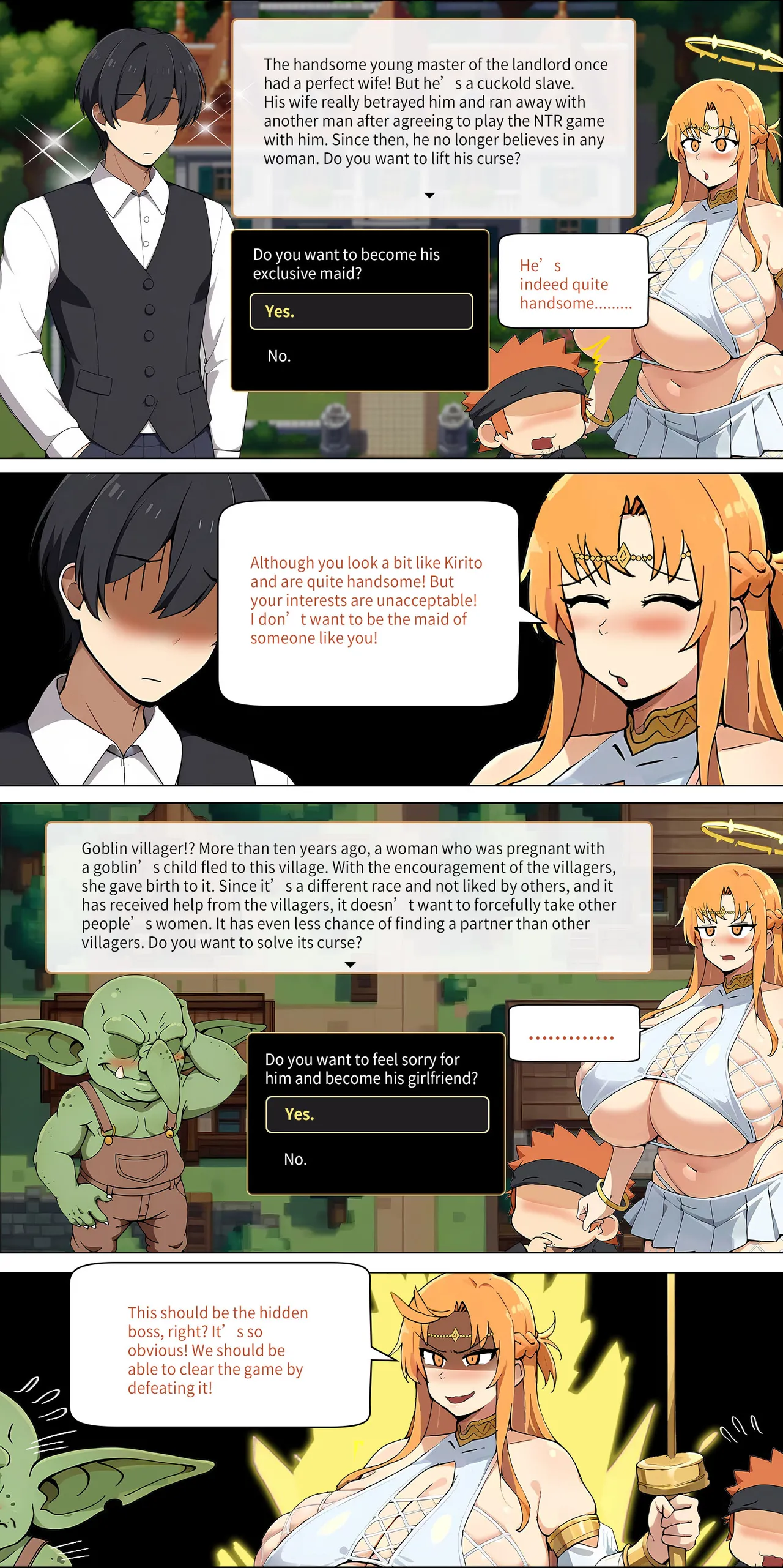 Asuna Family NTR (Sword Art Online) [Zhi Yitiaomiao) - Chapter 1 — Page 252