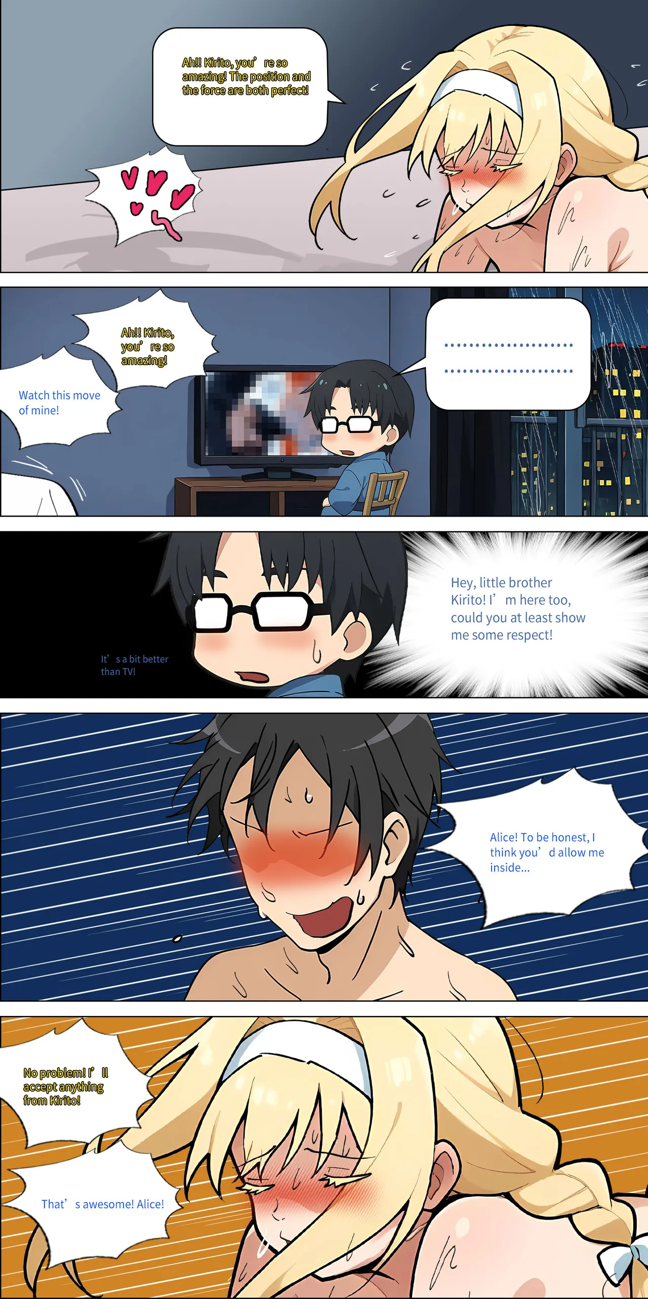 Asuna Family NTR (Sword Art Online) [Zhi Yitiaomiao) - Chapter 1 — Page 341