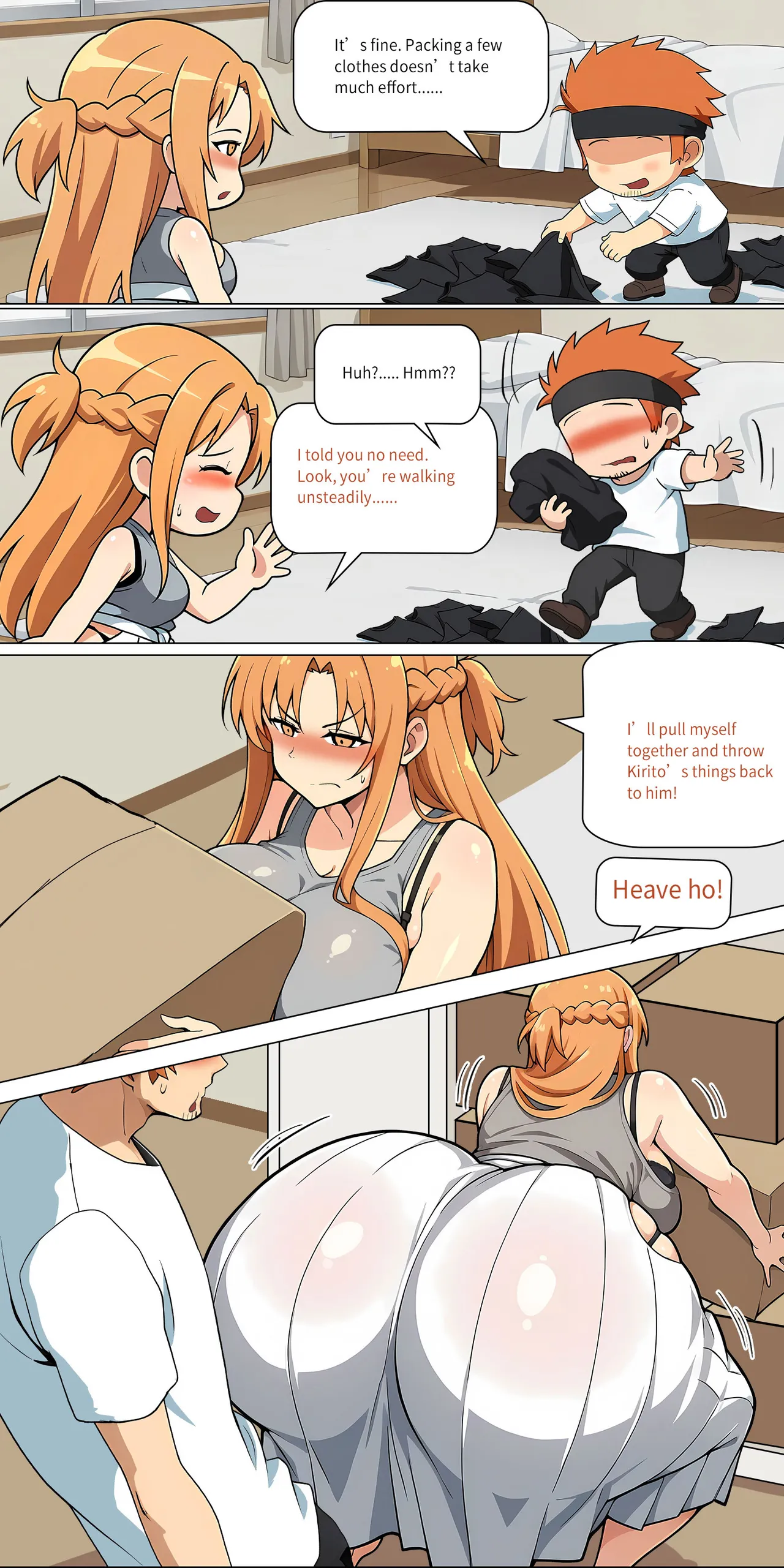 Asuna Family NTR (Sword Art Online) [Zhi Yitiaomiao) - Chapter 1 — Page 355