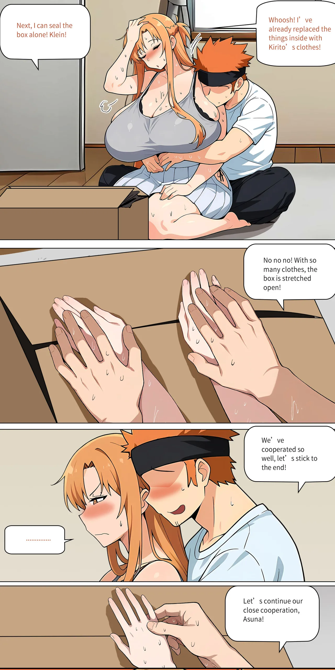 Asuna Family NTR (Sword Art Online) [Zhi Yitiaomiao) - Chapter 1 — Page 377